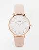 Pink Leather Watch